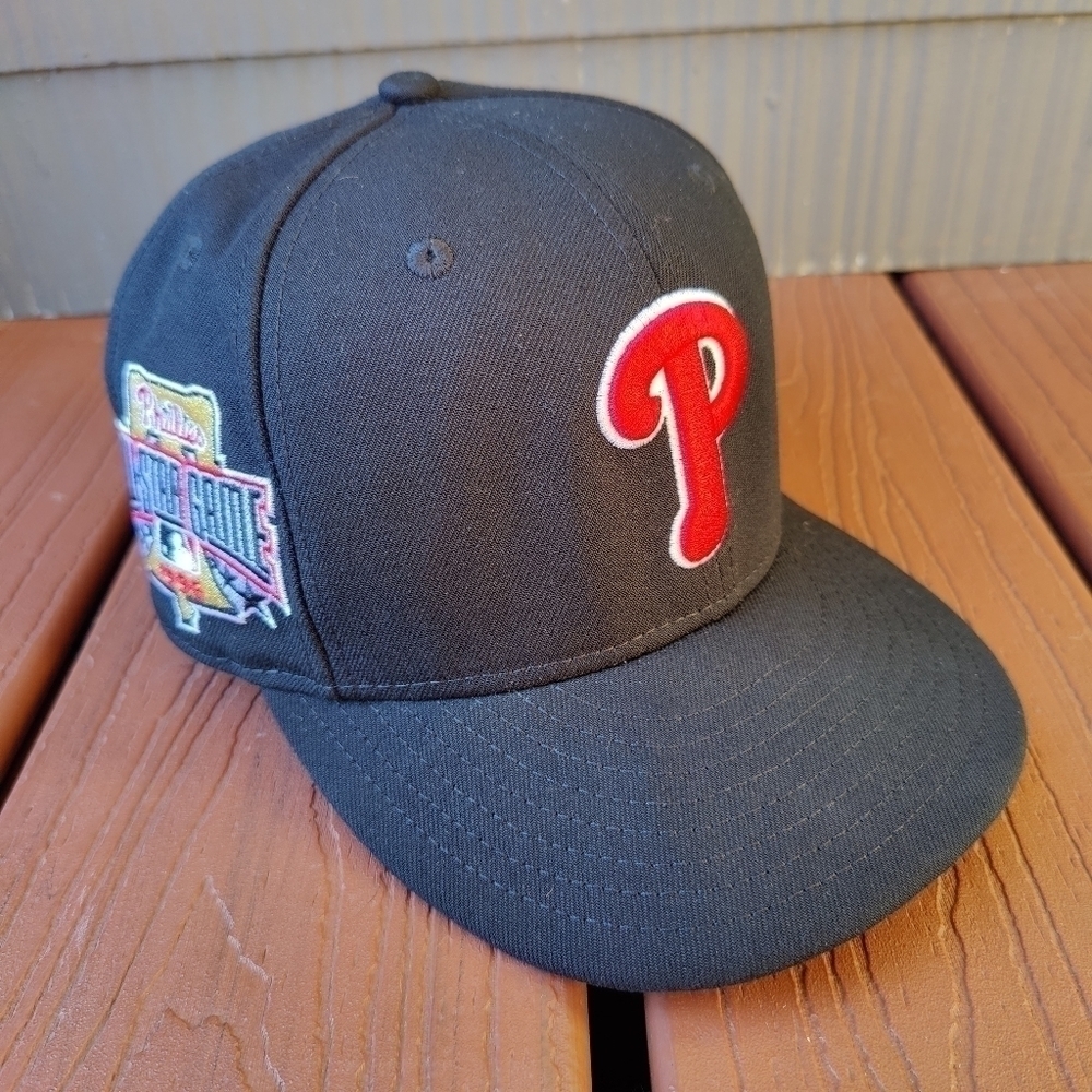 Philadelphia Phillies 1996 ASG All Star Game Fitted 7 1/4 Hat Cap Red & Blackπ₯